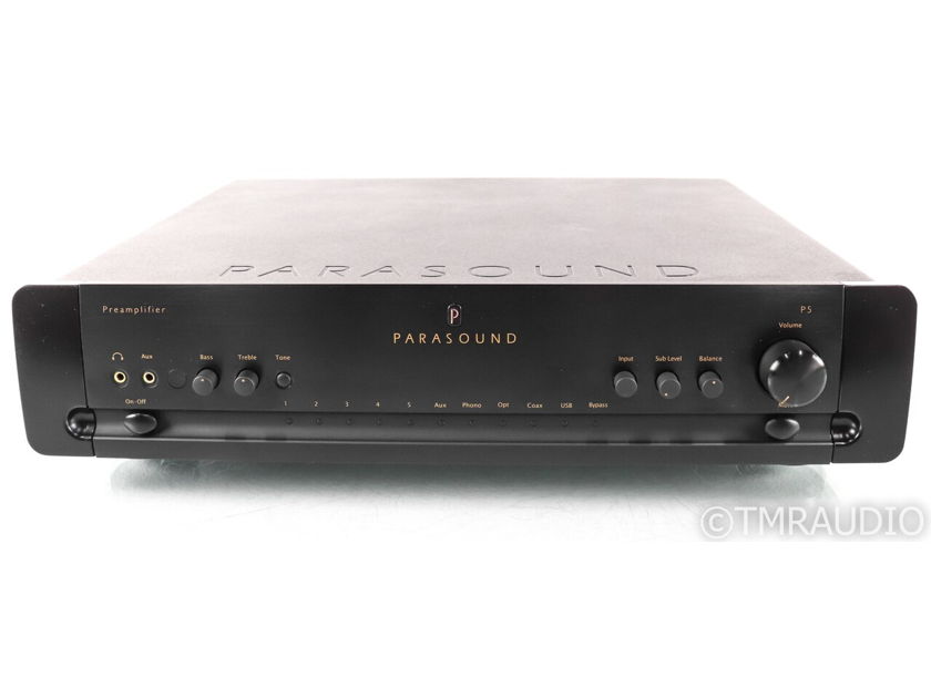 Parasound Halo P5 2.1 Channel Preamplifier; P-5; Remote; MM/MC Phono; Black (31602)