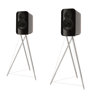 Q Acoustics Concept 300 Pair of Bookshelf Speakers. NEW...