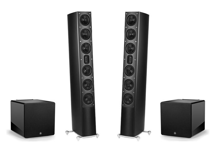 Scansonic MB-6B Ribbon Loudspeakers with two JL Audio E...