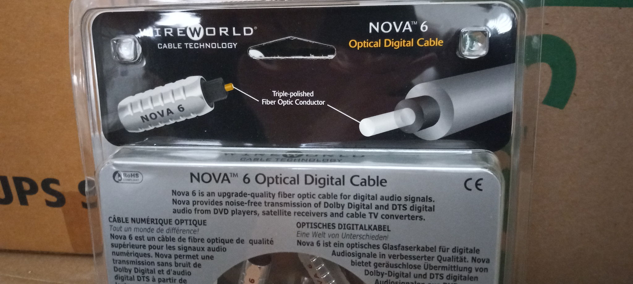 Wireworld Nova 6 Toslink Optical Digital Cable 1 meter ... 2