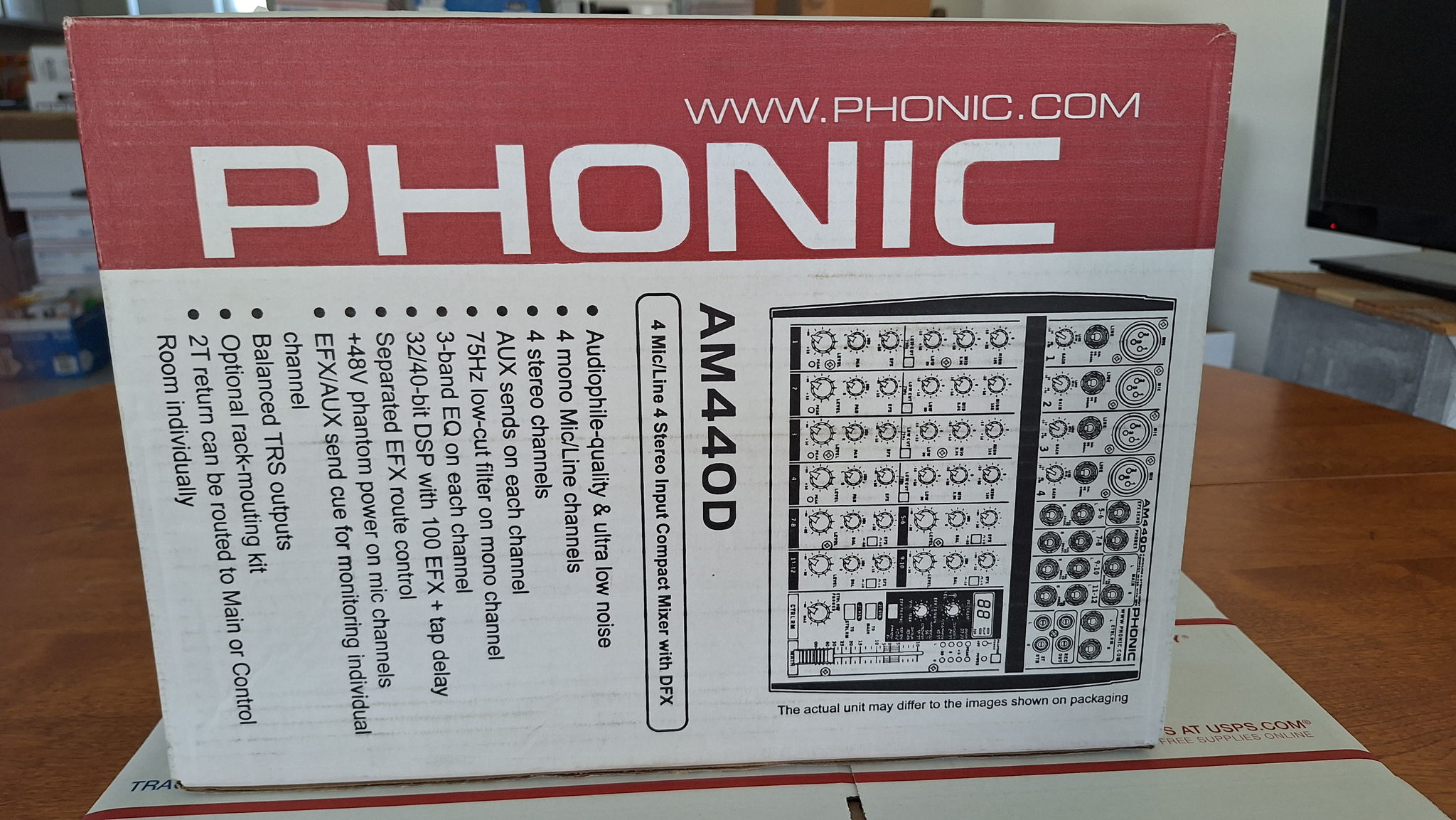 Phonic AM440D Audiophile Quality Ultra Low Noise Mixer ... 7