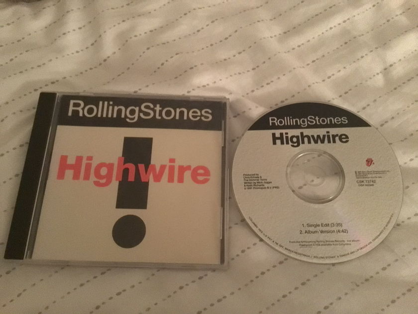 The Rolling Stones Promo Compact Disc  Highwire