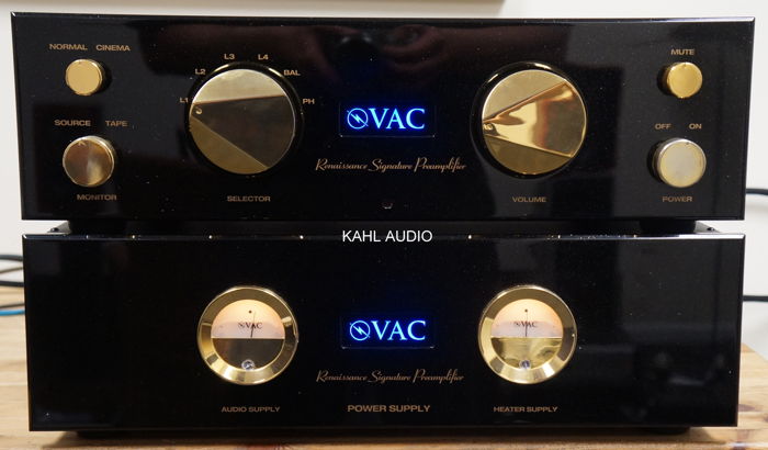 VAC Renaissance Signature MKII Preamp w/phono. Stereoph...