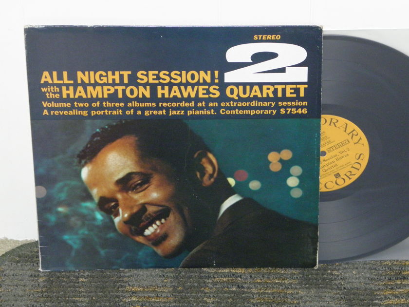 Hampton Hawes Quartet - "All Night Session 2" Contemporary Stereo S7546 Still in Shrink