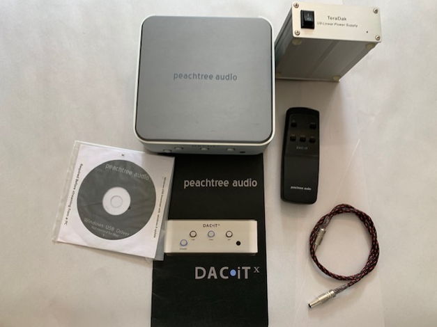 Peachtree Audio Dac-It X with Teradak U9 Ultra Linear P...