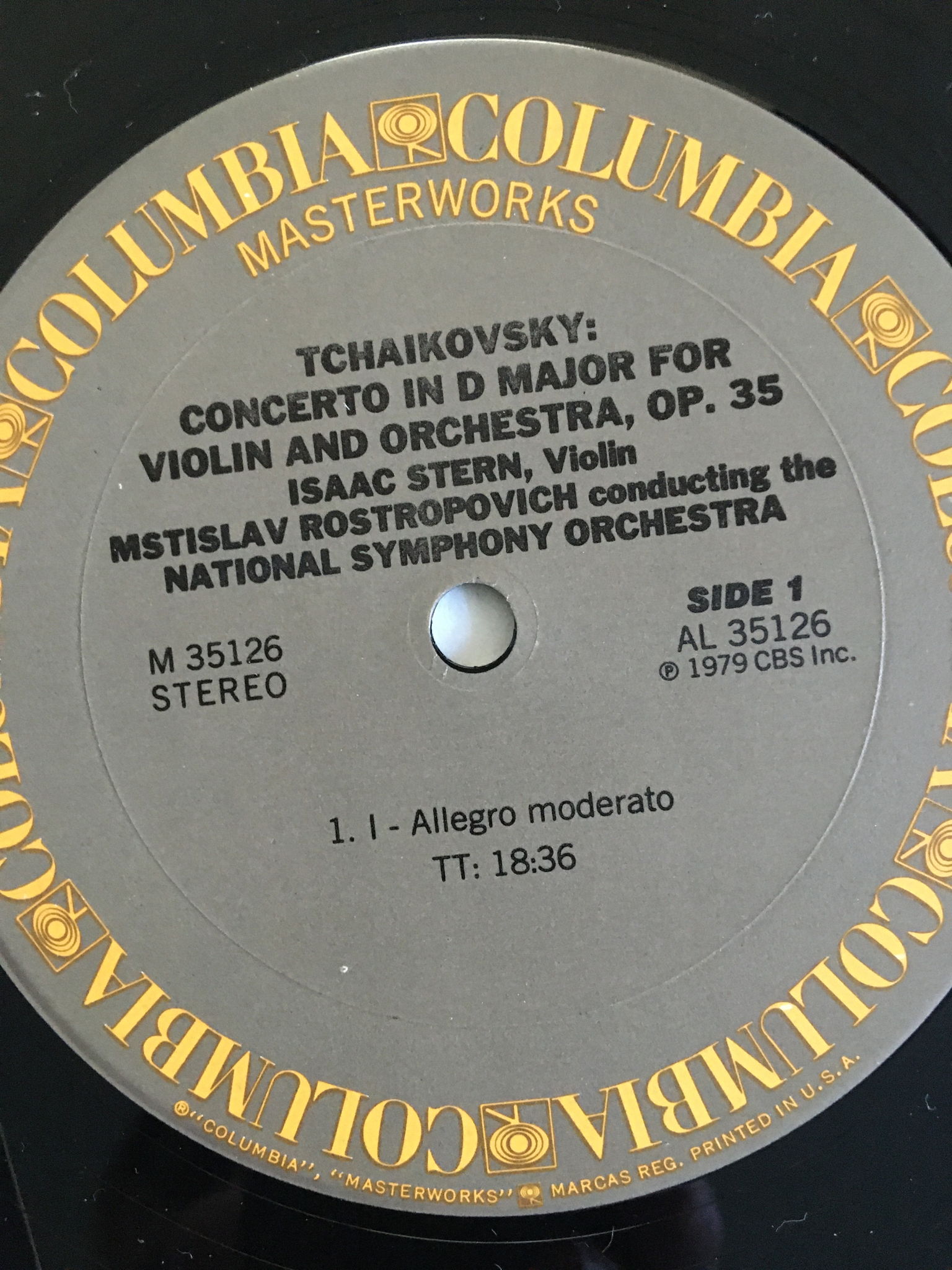 Stern Rostropovich Tchaikovsky violin concerto  Meditat... 3