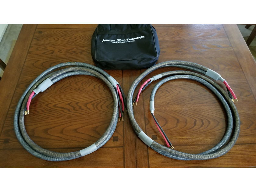 Acoustic Zen - Double Barrel Shotgun Bi-Wire Speaker Cables - 8ft pair