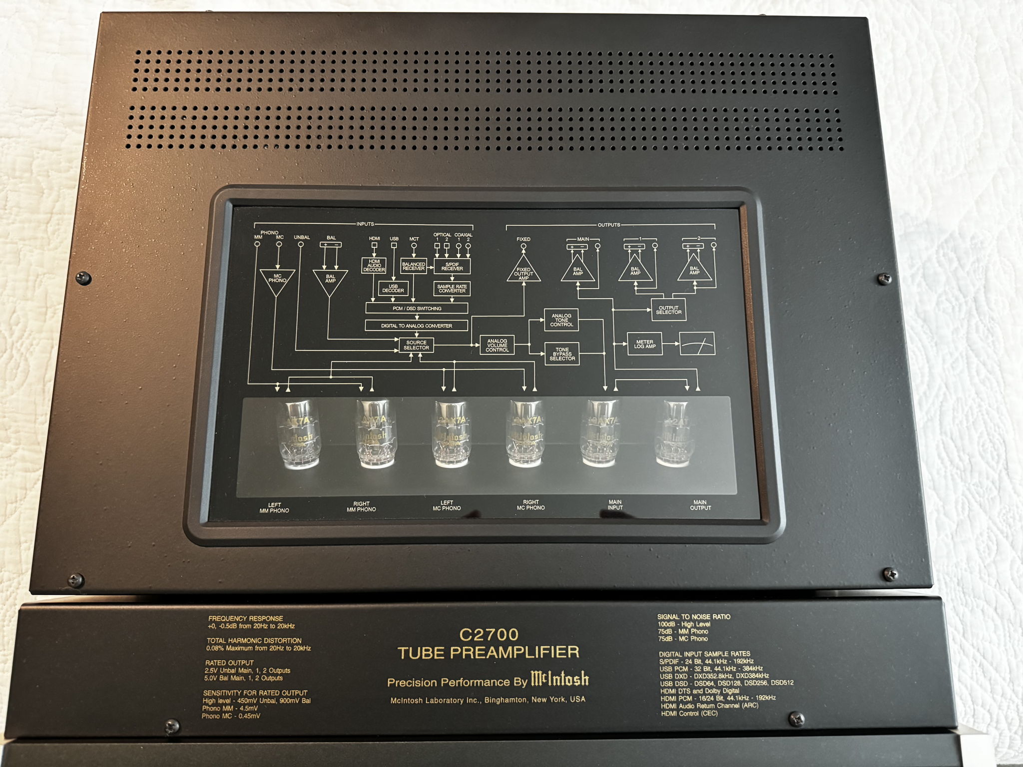 McIntosh C2700 Tube Preamplifier