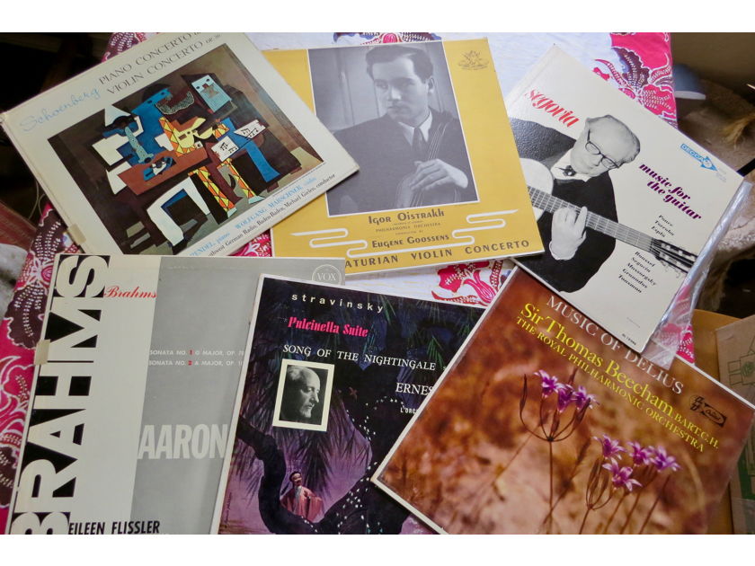 Mono Audiophile:  60 LPs, Very Rare and Desirable - London, RCA, Capitol, Angel, Mercury, Decca Gold, Mostly NM; Amazing Price!