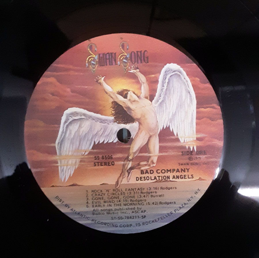 Bad Company - Desolation Angels 1979 EX+ Vinyl LP  Swan... 7