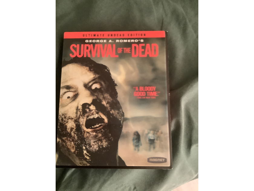 George A. Romero’s Sealed Blu Ray 3-D Cover Art Survival Of The Dead