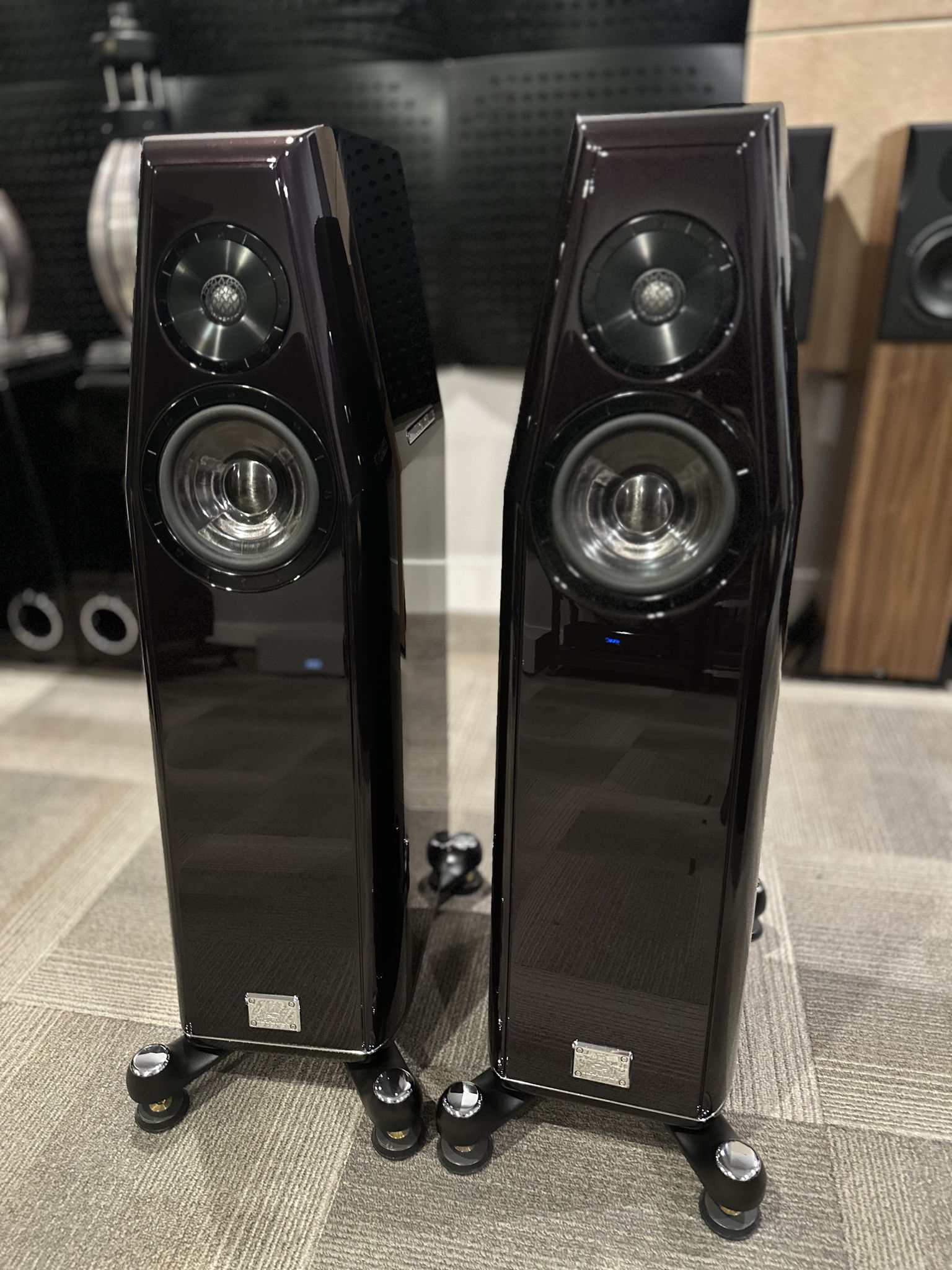 Kharma S7-S Loudspeakers (Pair, Gloss Aubergine)