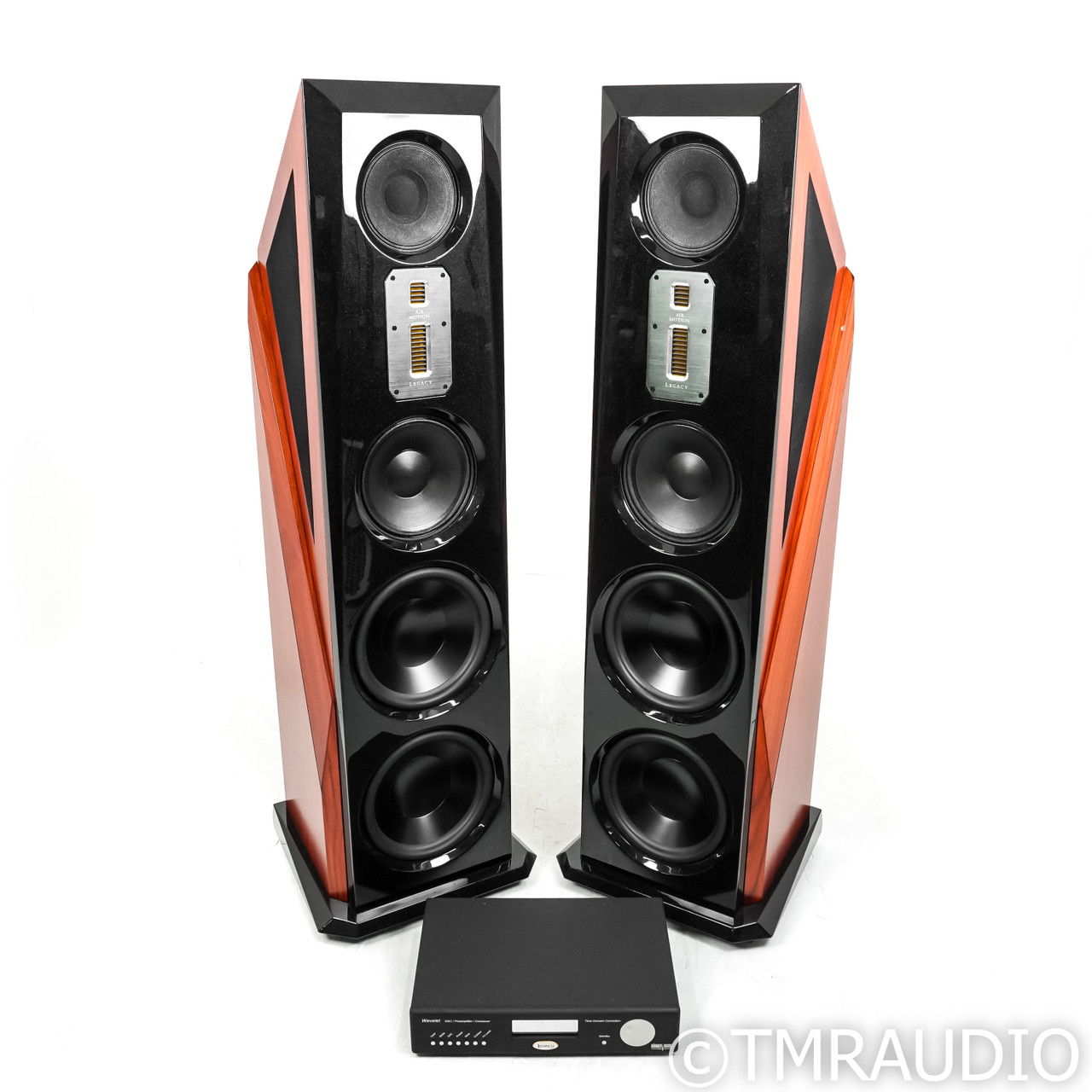 Legacy Aeris Floorstanding Speakers; Cherry Pair w/ Wav...