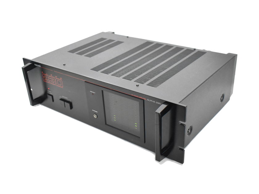 Nikko ALPHA 230 120wpc @ 8-Ohms Stereo Pow For Sale | Audiogon