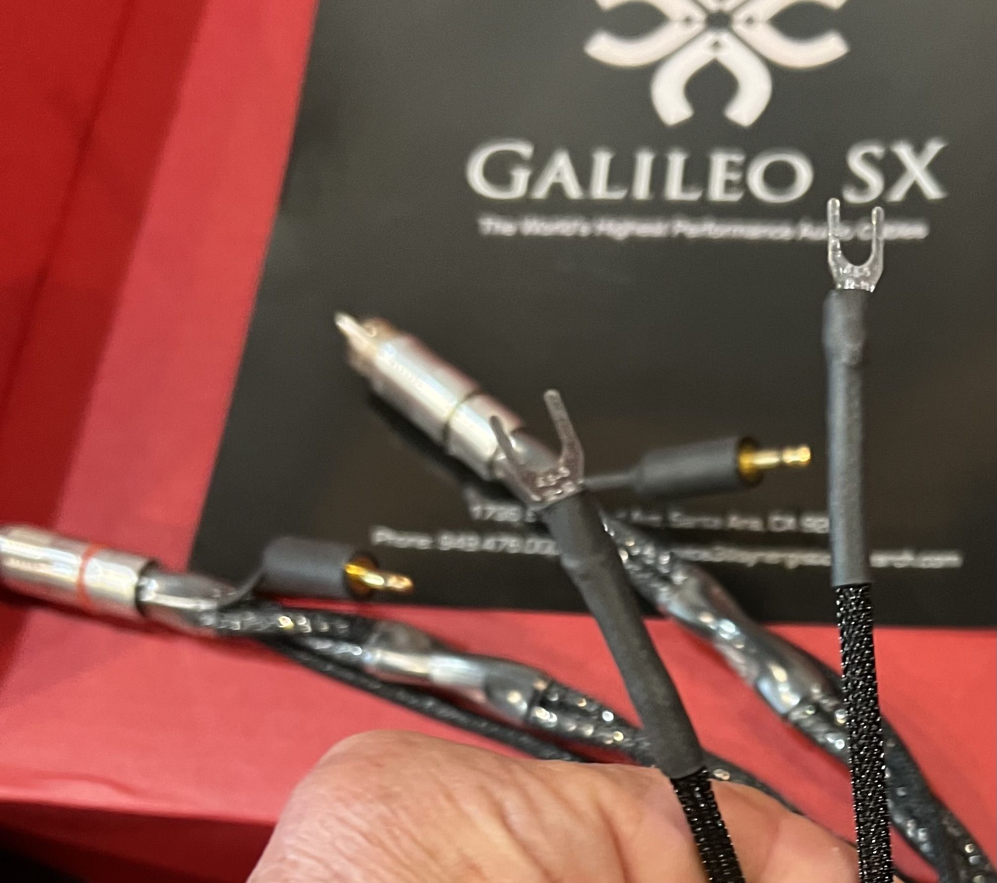 Synergistic Research Galileo SX 1.25m RCA Phono, Spade ... 4