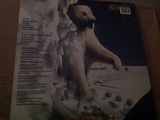 Jethro Tull - Stormwatch  Chrysalis Records Promo Stamp...