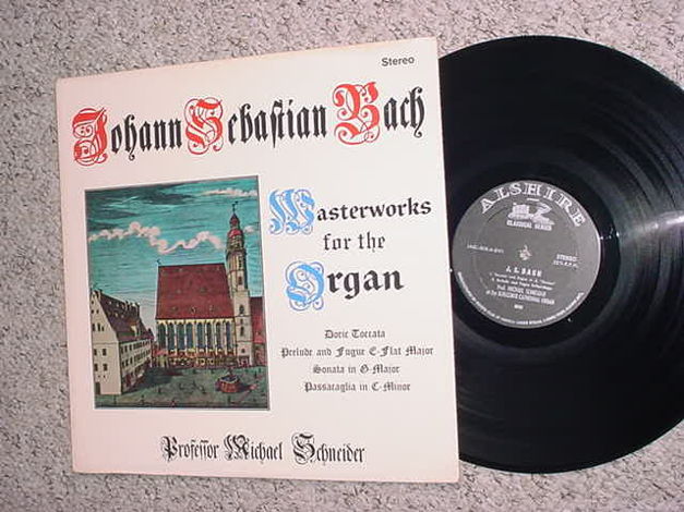 Johann Sebastian Bach lp record masterworks for organ S...