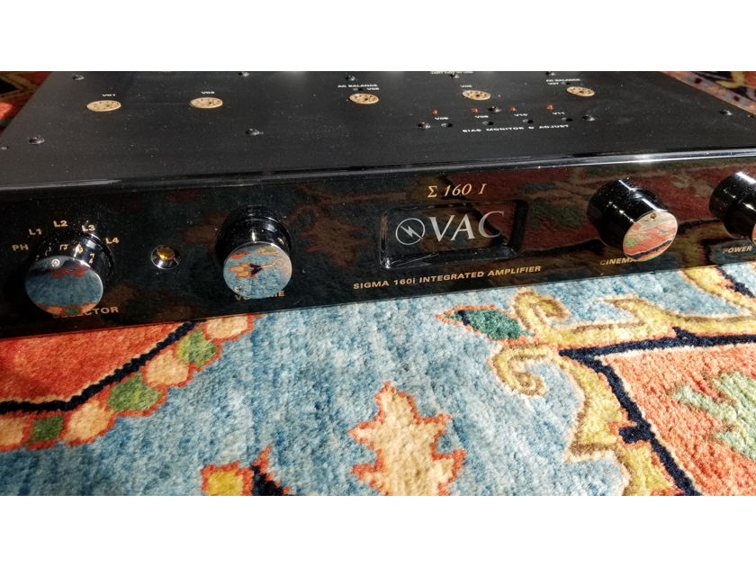 VAC Sigma 160i SE Integrated Amp Black, Silver