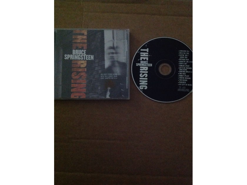 Bruce Springsteen  - The Rising Hyper Sticker Front Of Jewel Case Columbia Records CD