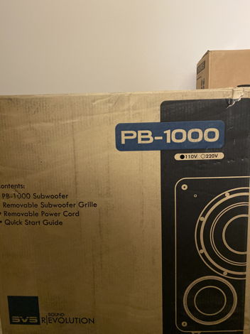 SVS PB-1000 brand new