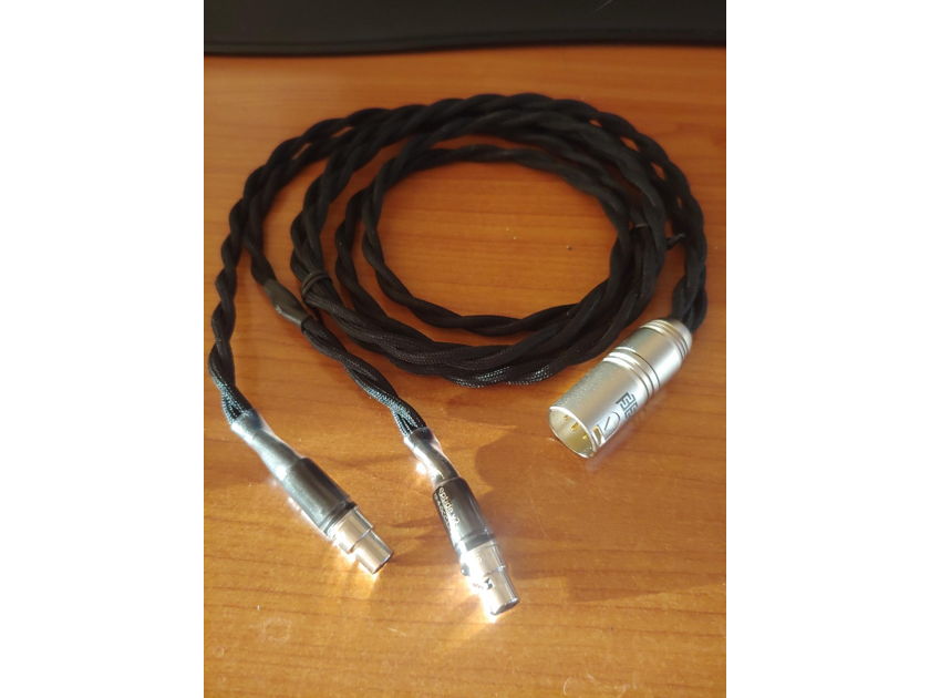 Double Helix Cables Compliment4 Headphone Cable, Four Foot, Black, Very Good Condition