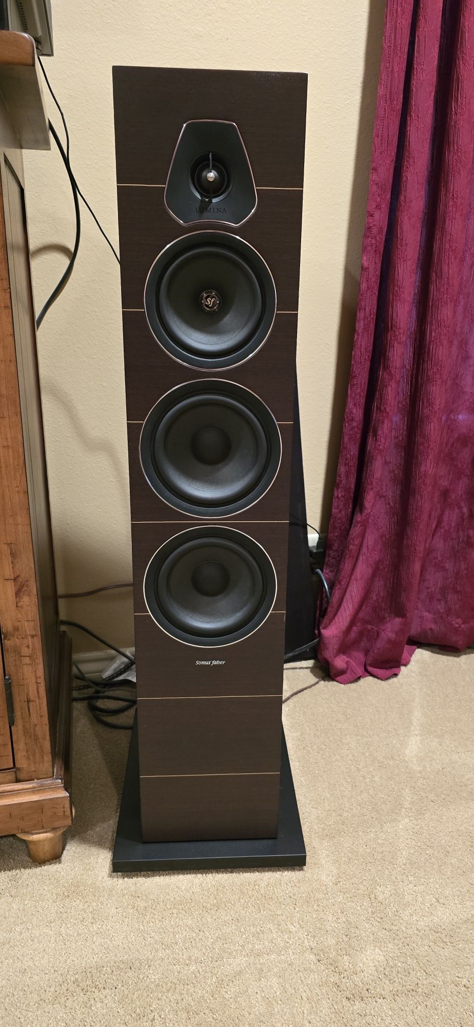 Sonus Faber Lumina V speakers -- pristine in Wenge finish 2