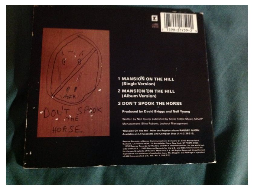 Neil Young & Crazy Horse - Mansion On The Hill/Don't Spook The Horse Reprise Records Compact Disc Maxi Single