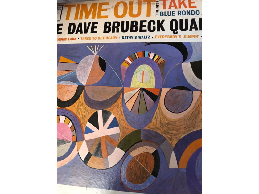 DAVE BRUBECK Quartet Time Out LP COLUMBIA CL 1397 DAVE BRUBECK Quartet Time Out LP COLUMBIA CL 1397