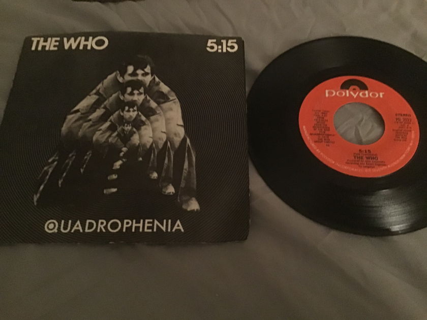 The Who 45 With Picture Sleeve Vinyl NM  5:15/I’m One
