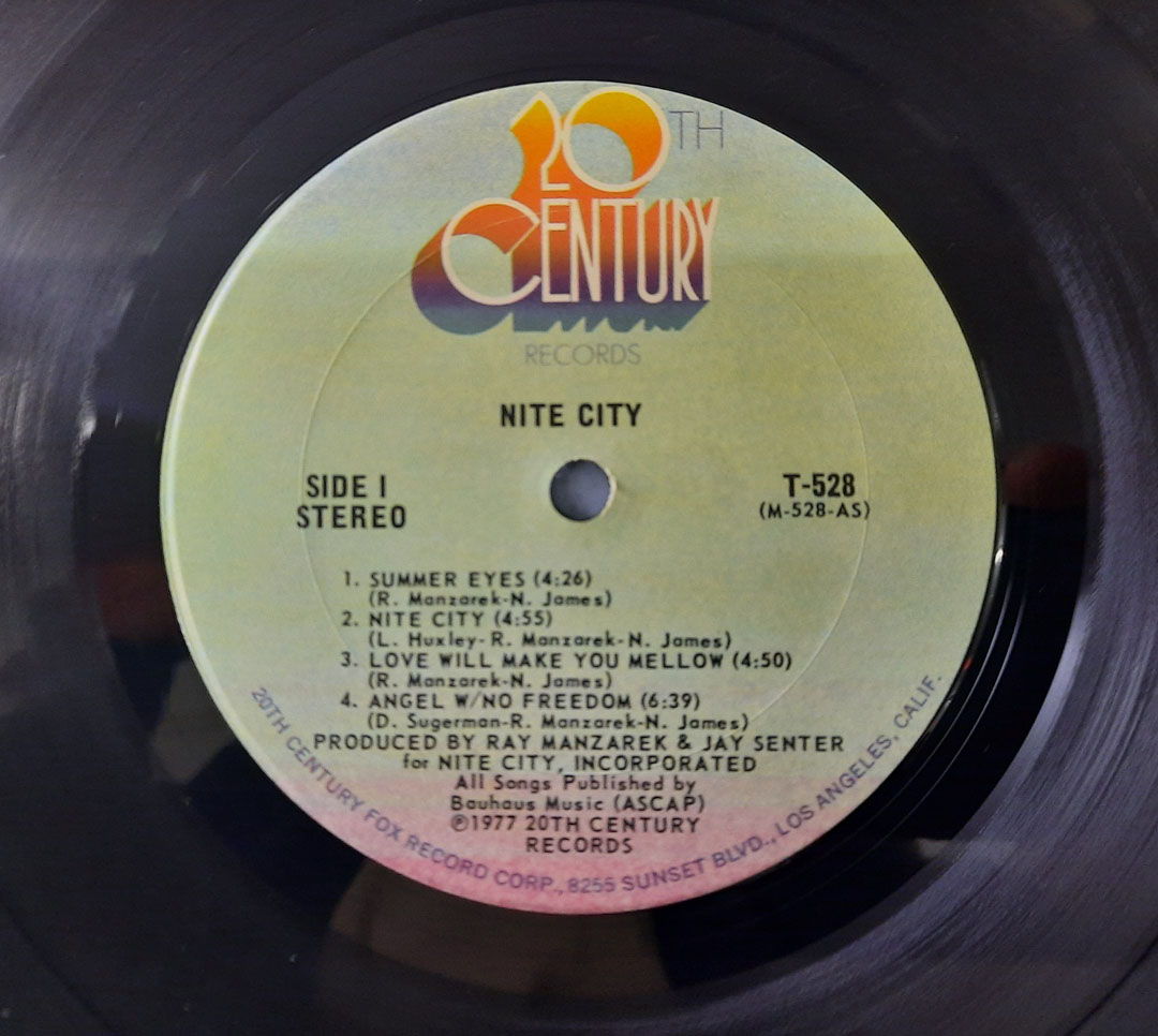 Nite City - Nite City 1977 NM ORIGINAL VINYL LP 20th Ce... 6