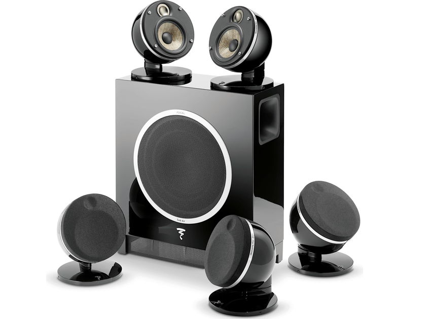 Focal Dôme Flax Pack 5.1 speaker system, incl. Focal wireless subwoofer