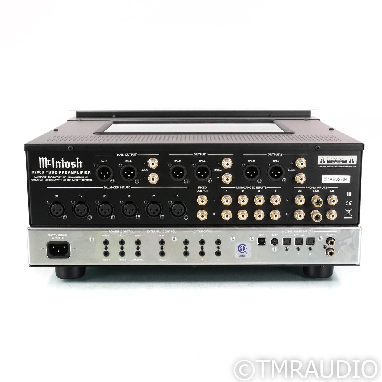 McIntosh C2600 Stereo Tube Preamplifier; MM & MC Phono ... 6