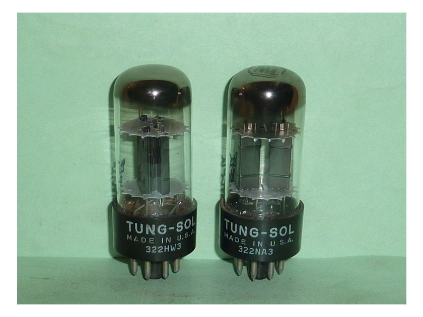 Tung-Sol 6SN7GTB 6SN7 ECC33 Tubes, Matched Pair, Tested