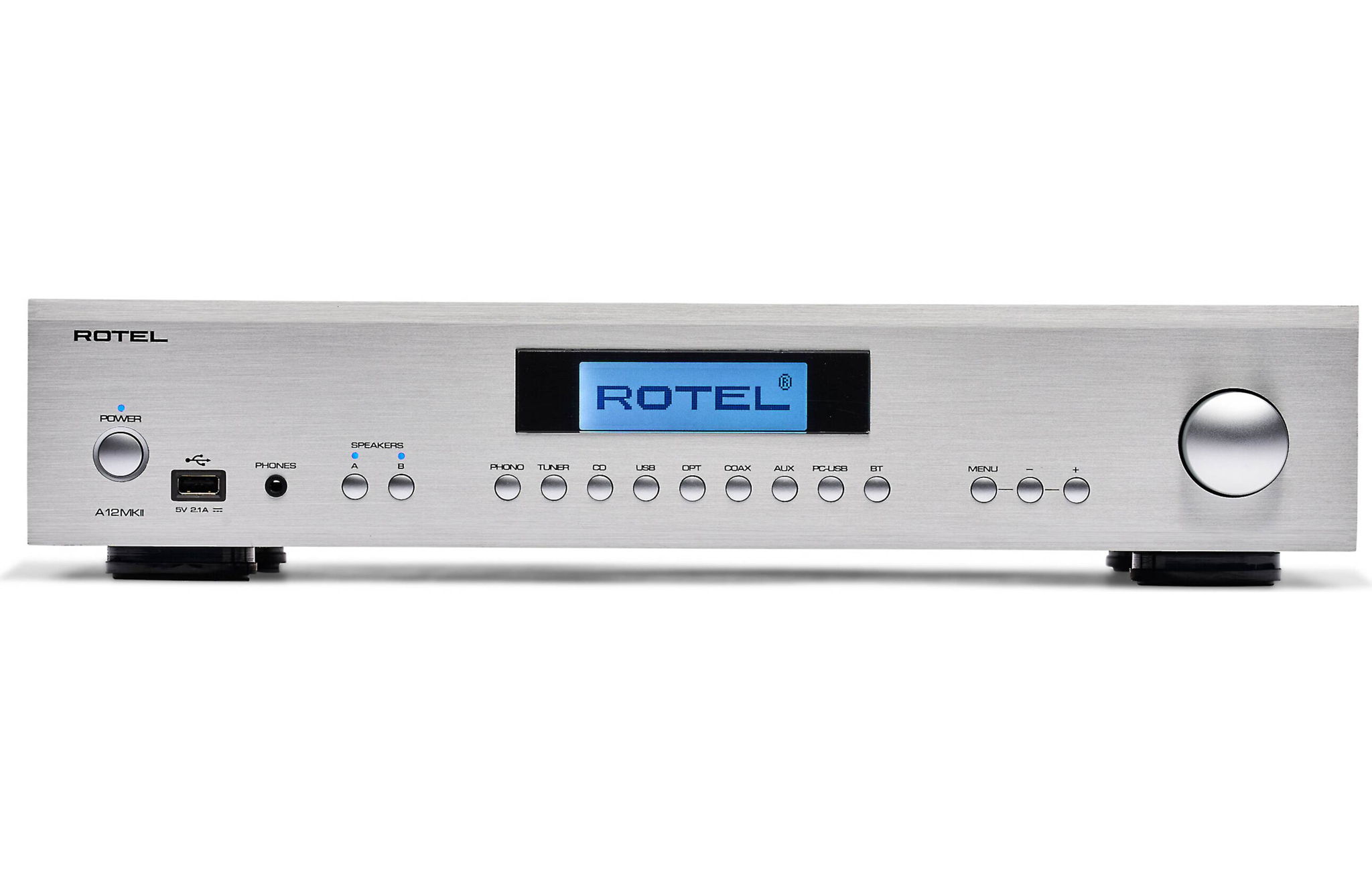 Rotel A12 MKII Stereo integrated amplifier Sliver (Used...