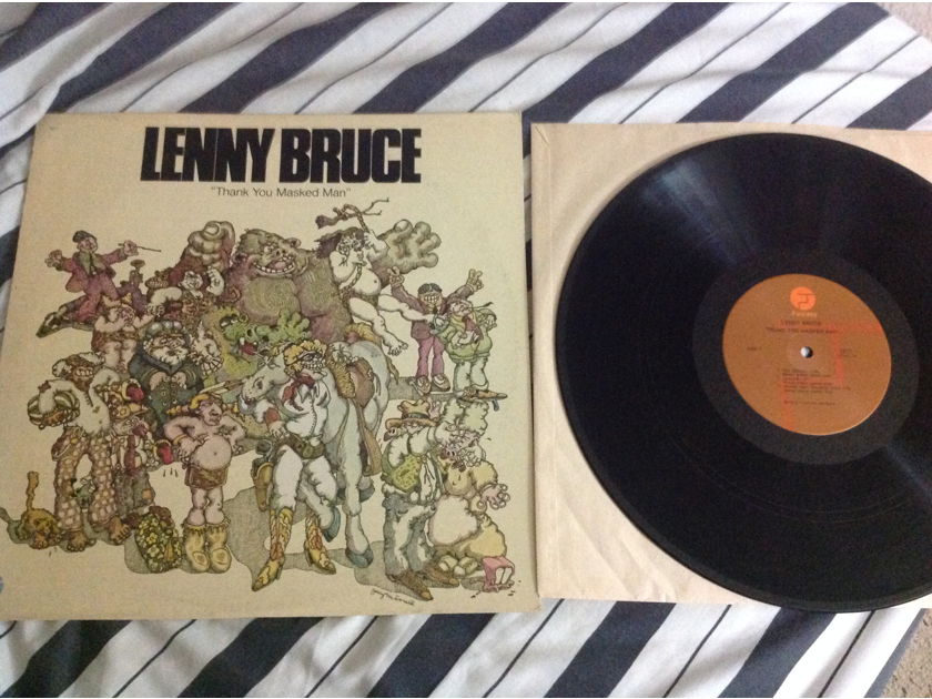 Lenny Bruce - Thank You Masked Man Fantasy Records Vinyl  LP  NM