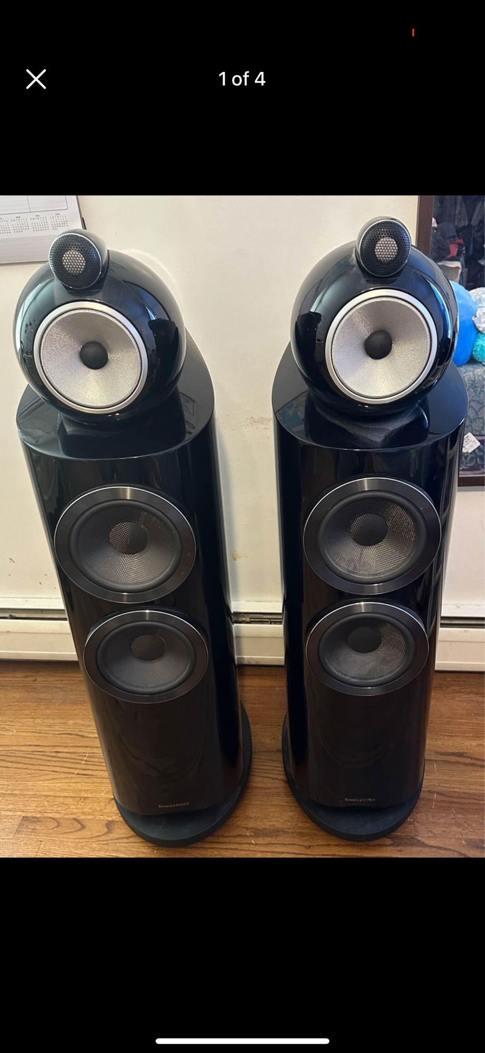 B&W 803 D3 BLACK SPEAKERS MINT CONDITION!!! 4