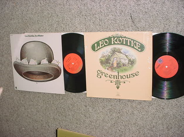 Leo Kottke 2 lp records greenhouse and ice water SEE ADD