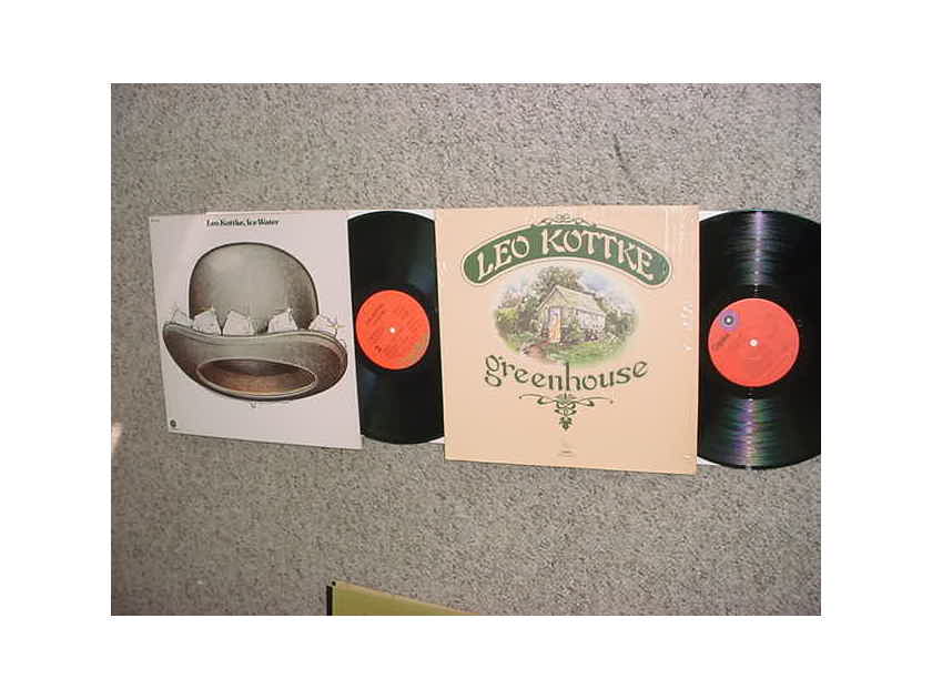 Leo Kottke 2 lp records greenhouse and ice water SEE ADD