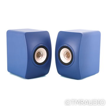KEF LS50 Meta Bookshelf Speakers; Royal Blue Pair (81432)