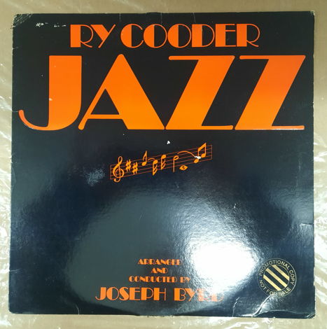 Ry Cooder – Jazz 1978 EX- PROMO MEDIA KIT VINYL LP Warn...