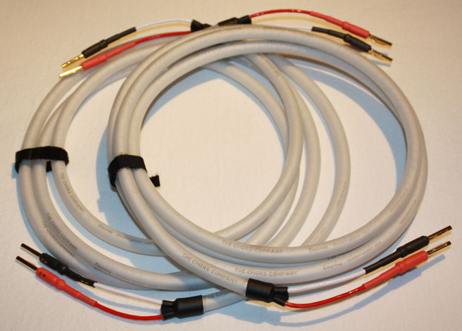 Chord Clearway Speaker Cables. 8ft Pair.