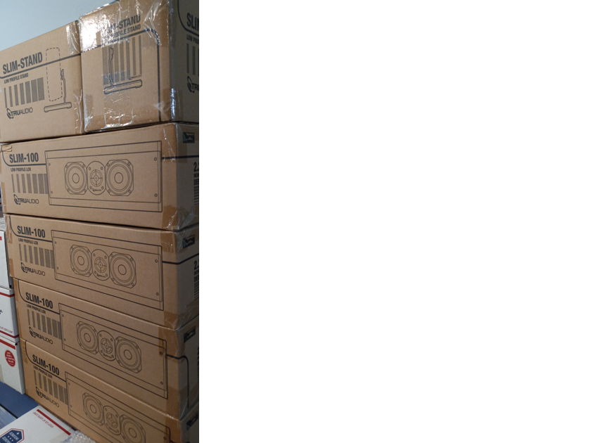 True Audio Slim-100 LCR Speakers $299 - PLEASE MAKE AN OFFER  - NEW REVISED PRICE REDUCTION OFFER BRAND NEW👍