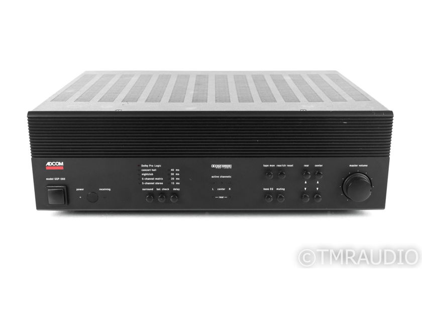 Adcom GSP-560 Home Theater Processor / Amplifier; GSP560; 3-Channel; Surround (21542)
