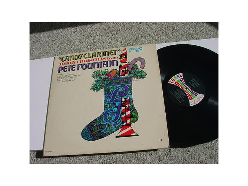 Pete Fountain candy clarinet lp record Merry Christmas from CORAL CRL 57487