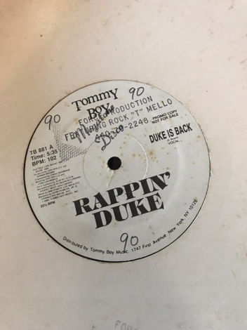 RAPPIN' DUKE 'duke is back RAPPIN' DUKE 'd... For Sale | Audiogon