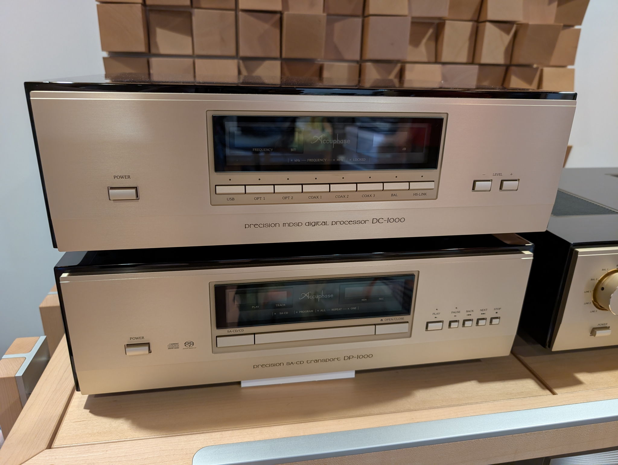 Accuphase DC-1000/DP-1000: SACD Transport & DAC - 120V