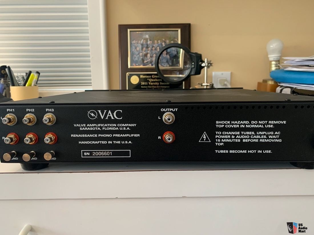 VAC Renaissance Phono Stage Valve Amplification Company 2