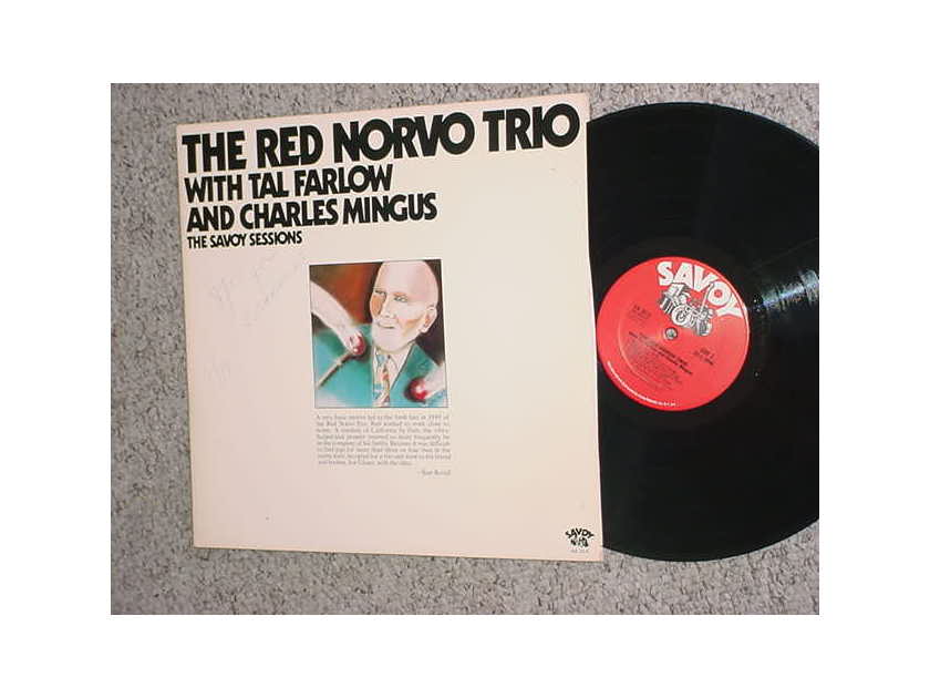 The Red Norvo Trio - double lp record with Tal Farlow Charles Mingus Savoy Sessions SEE ADD WOC