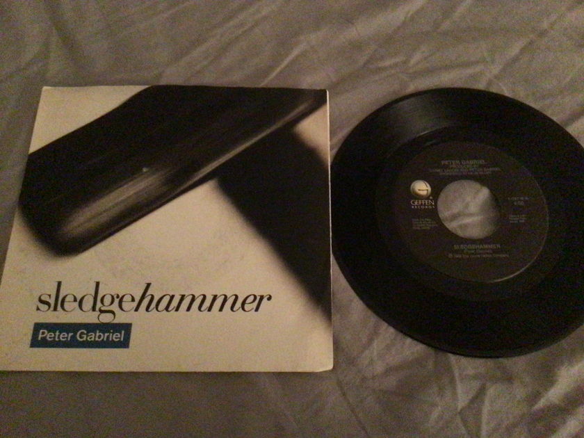 Peter Gabriel 45 With Picture Sleeve  Sledgehammer/Don’t Break This Rhythm