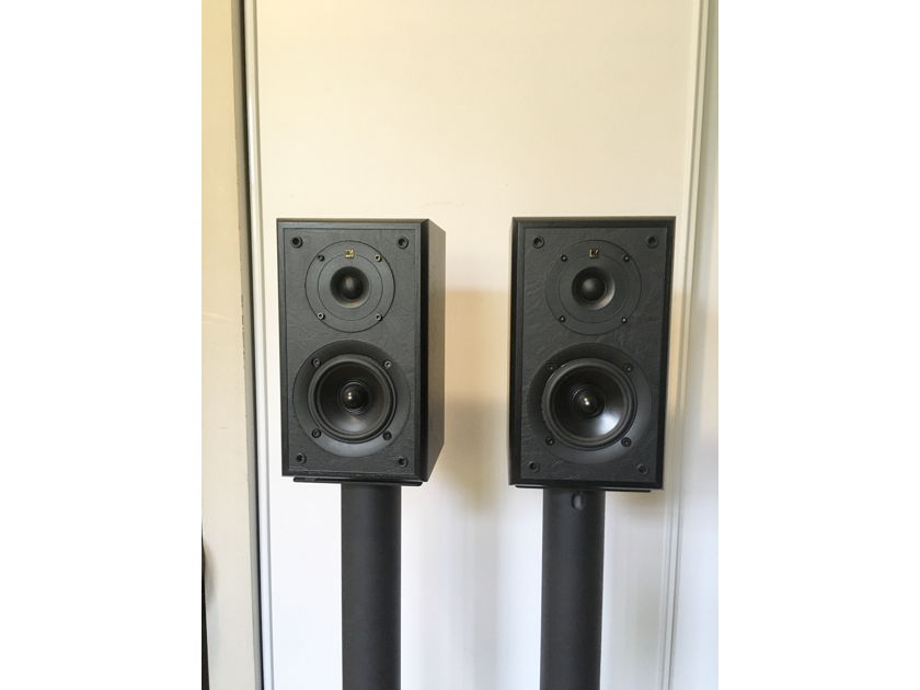 KEF Cresta 1 mini-monitor speakers - w/ Mundorf crossover, Audioquest wire, Cardas posts